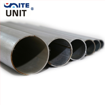 Unite galvanizuota metalo elektrinės vamzdelis su sriegiais, 25×1.5, vidinis skersmuo 23,5 mm, išorinis skersmuo 25 mm, medžiaga Q235, mechaninis apdirbimas