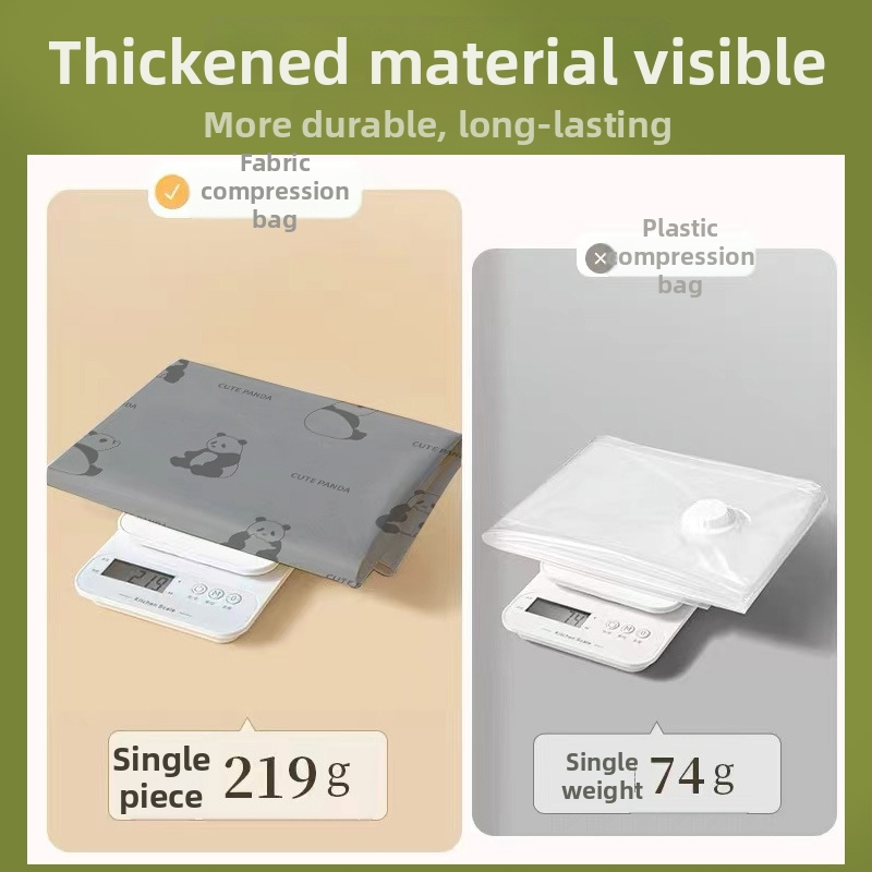 Vakuuma uzglabāšanas soma drēbēm un segu, Dutuo biezināta Oxford auduma + PE, izturīga un atkārtoti lietojama, kompresijas veids ar sūknīti (sūknis nav iekļauts) - Modelis DAXIONGMAO