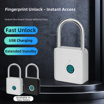 Lacăt cu amprentă – corp din aliaj de zinc, marca Deliable, pentru dulapuri și cutii, utilizare casnică