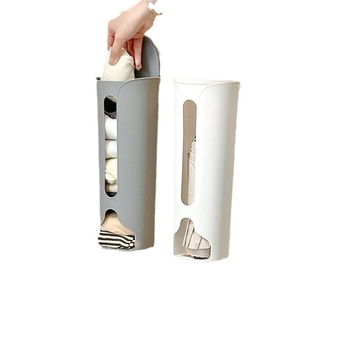 Plastikinė apatinio trikotažo laikymo dėžė, sieninis montavimas be gręžimo, stalčiu tipo organizatorius kojinėms ir apatiniams drabužiams, pagaminta iš plastiko