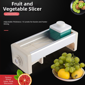 Daugiafunkcinis daržovių pjaustytuvas - ABS medžiaga, 15 lygių, šiuolaikiškas minimalistinis stilius