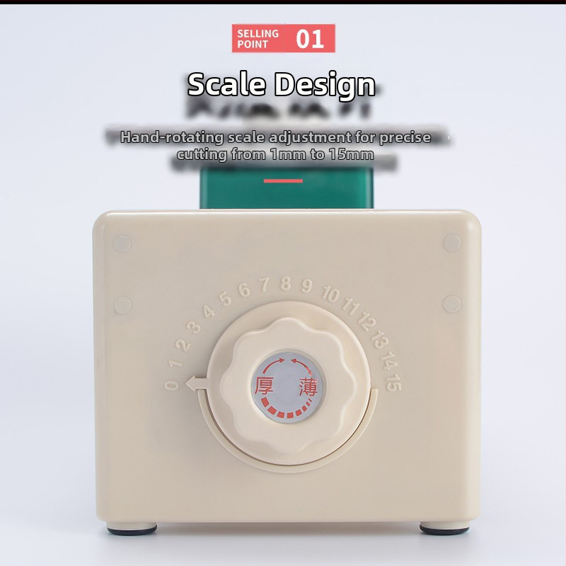 Daugiafunkcinis daržovių pjaustytuvas - ABS medžiaga, 15 lygių, šiuolaikiškas minimalistinis stilius