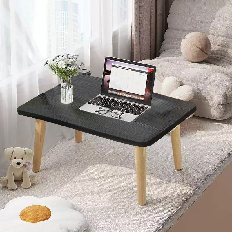 Kavos staliukas, modernus minimalistinis stilius, apvalūs kampai, densitetinės plokštės viršus su PVC danga, surenkamas/demontuojamas dizainas