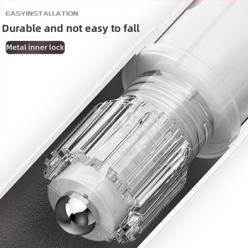 Teleskopinė drabužių džiovinimo lazda – be gręžimo, nerūdijančio plieno, spintelės ir užuolaidų laikiklis, šiuolaikiškas minimalistinis stilius, Yijiale