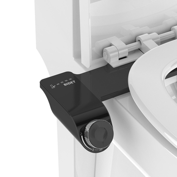 ABS medžiagos bidė dangtis tualetui, paprastas montavimas, intymiam plovimui, reguliuojama vandens temperatūra ir slėgis, purkštukas savęs išsivalantis