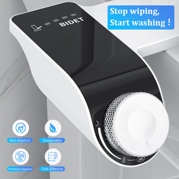 ABS medžiagos bidė dangtis tualetui, paprastas montavimas, intymiam plovimui, reguliuojama vandens temperatūra ir slėgis, purkštukas savęs išsivalantis