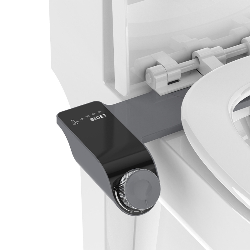 ABS medžiagos bidė dangtis tualetui, paprastas montavimas, intymiam plovimui, reguliuojama vandens temperatūra ir slėgis, purkštukas savęs išsivalantis