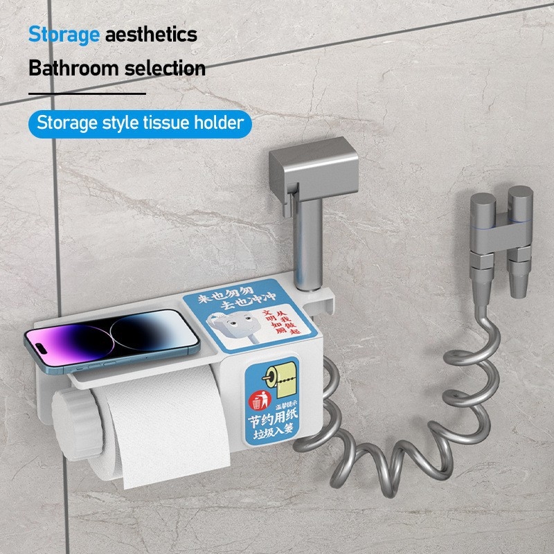 ABS medžiagos bidė dangtis tualetui, paprastas montavimas, intymiam plovimui, reguliuojama vandens temperatūra ir slėgis, purkštukas savęs išsivalantis