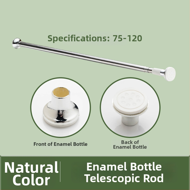 Phidias nerūdijančio plieno teleskopinė skalbinių džiovinimo lazda, reguliuojama be gręžimo, universali lazda, šiuolaikiškas minimalistinis dizainas, 2024 m. pavasaris, kodas 05