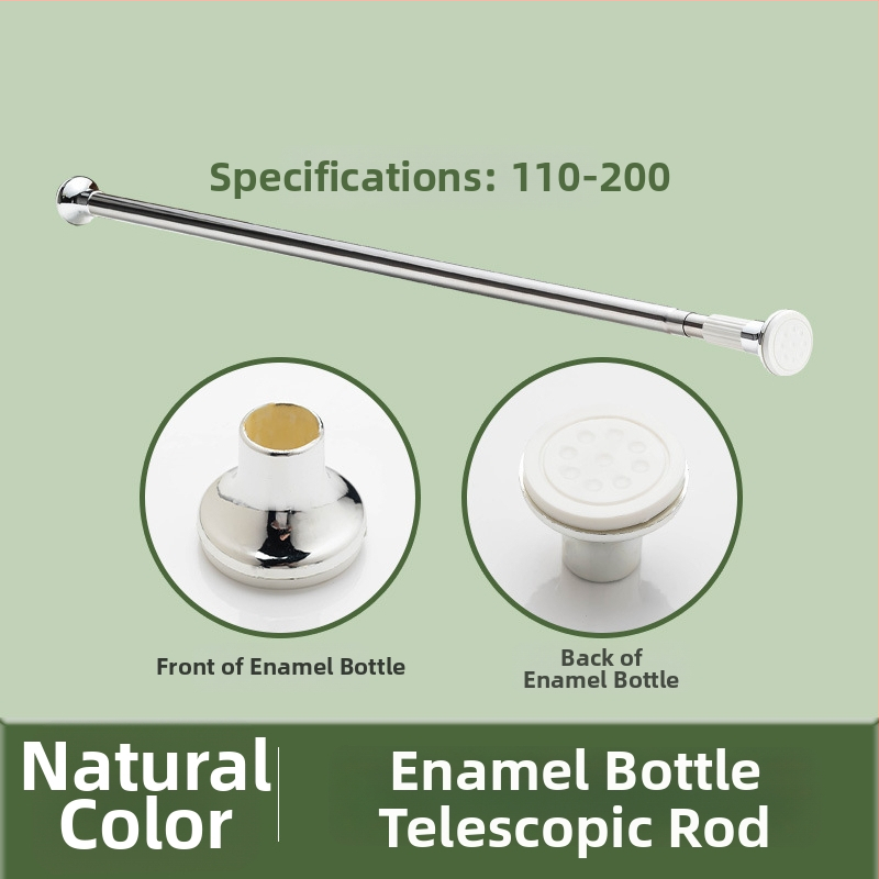 Phidias nerūdijančio plieno teleskopinė skalbinių džiovinimo lazda, reguliuojama be gręžimo, universali lazda, šiuolaikiškas minimalistinis dizainas, 2024 m. pavasaris, kodas 05