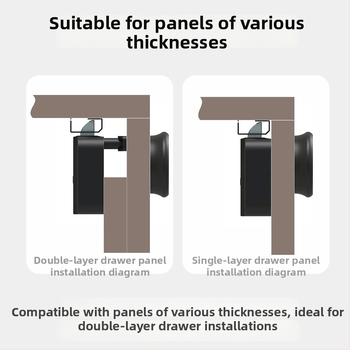 Sõrmejälje luku kappide ja sahtlite jaoks — 100000 avamisi, skaneerimise aeg <3 s, valepositiivsete tuvastamise määr <0,01%, DC toiteallikas, töökeskkonna temperatuur 30°C