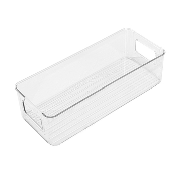 Cutie acrilică de depozitare pentru birou, model 5002, fără capac, capacitate 1 L