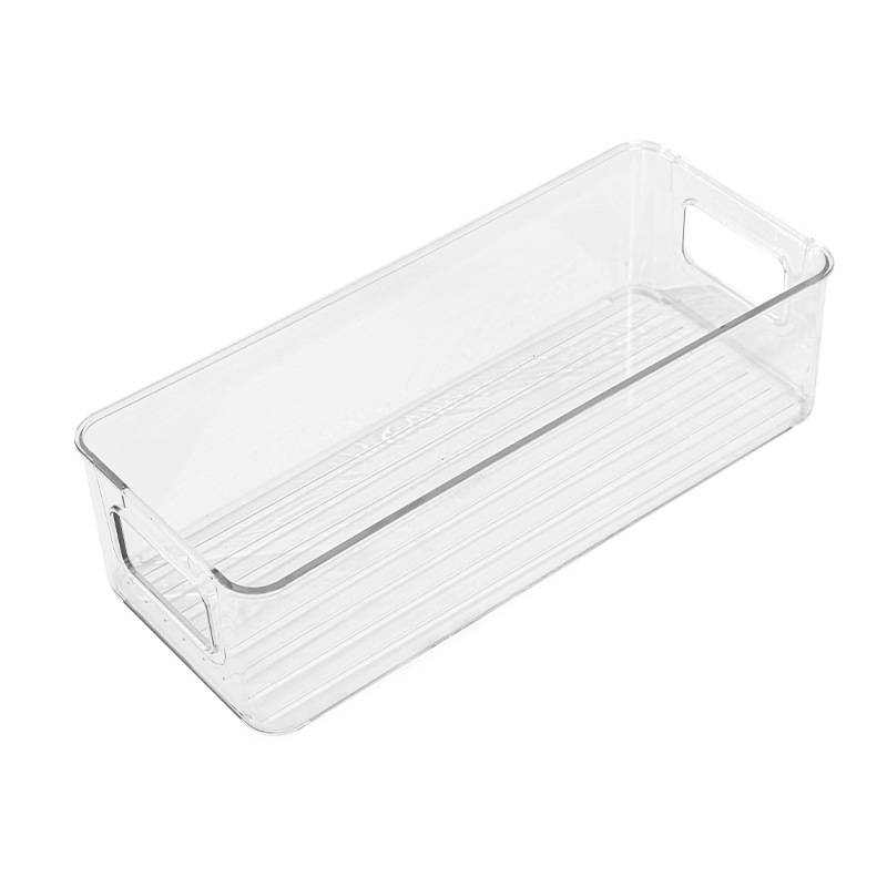 Cutie acrilică de depozitare pentru birou, model 5002, fără capac, capacitate 1 L