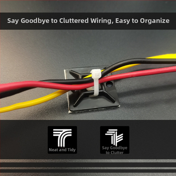 Changhong TM Kinnitatav positsioneerimisplaat kaabli sidemete jaoks, puurimata hoidja, 18-40 vahemik