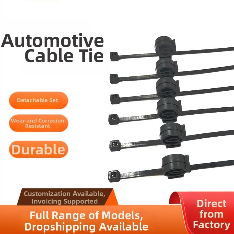 Ellens savęs užrakinantis nailono kabelių dirželis, 1,3 mm, 94V-2, kabelių rišimui