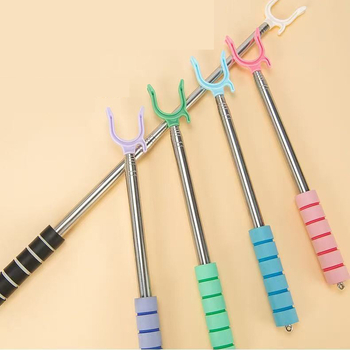 Teleskopinė nerūdijančio plieno skalbinių džiovinimo strypas balkonui, šiuolaikiškas minimalistinis dizainas, 2024 m. išleidimas