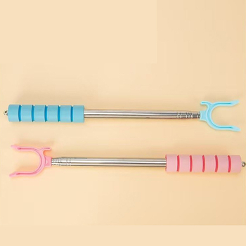 Teleskopinė nerūdijančio plieno skalbinių džiovinimo strypas balkonui, šiuolaikiškas minimalistinis dizainas, 2024 m. išleidimas