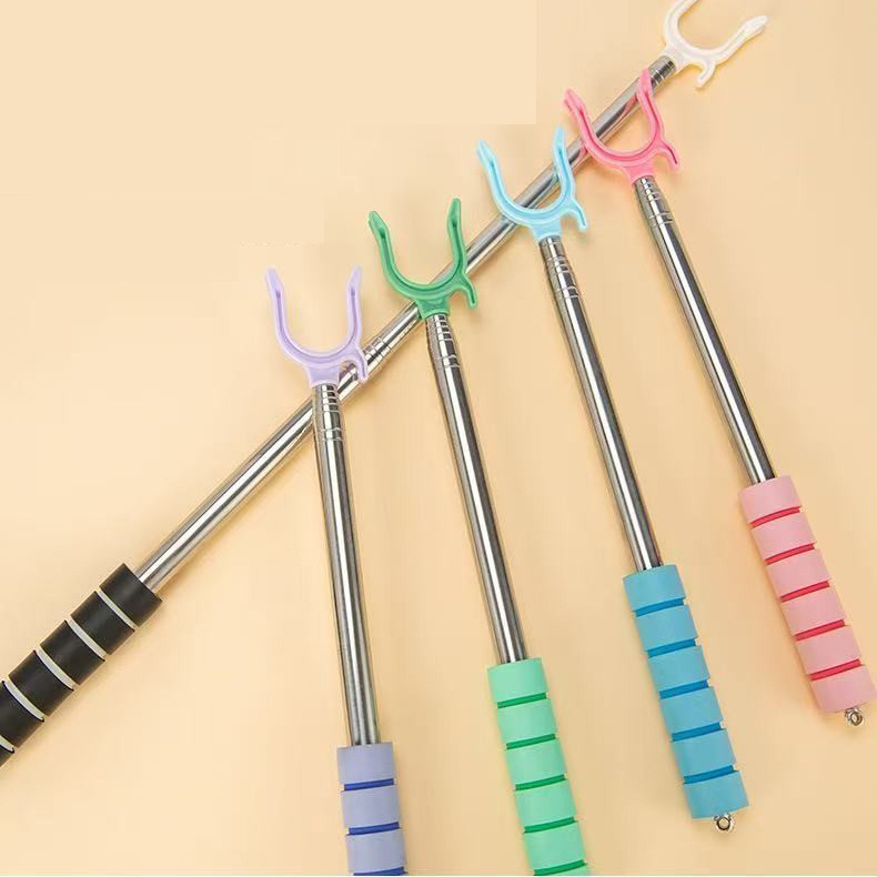 Teleskopinė nerūdijančio plieno skalbinių džiovinimo strypas balkonui, šiuolaikiškas minimalistinis dizainas, 2024 m. išleidimas