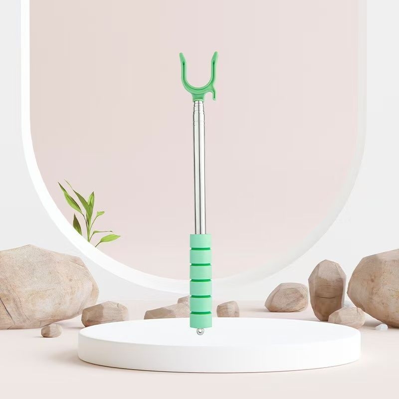 Teleskopinė nerūdijančio plieno skalbinių džiovinimo strypas balkonui, šiuolaikiškas minimalistinis dizainas, 2024 m. išleidimas