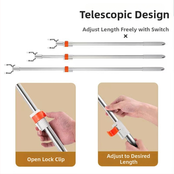 Maya Lengvas Luksus Retraktinė Drabužių Džiovyklo Vamzdelė Nerūdijančiojo Plieno Balkonui