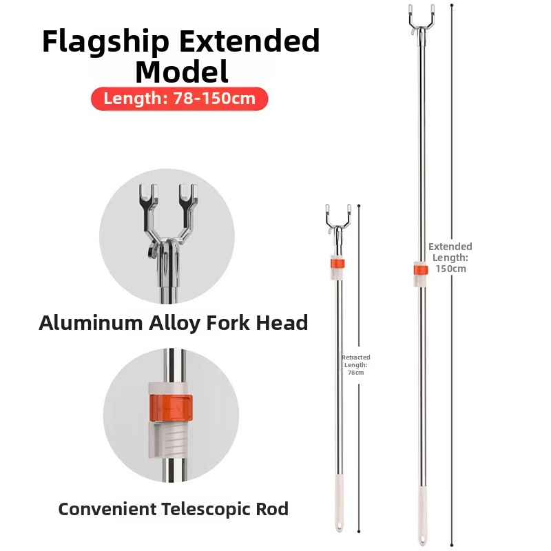 Maya Lengvas Luksus Retraktinė Drabužių Džiovyklo Vamzdelė Nerūdijančiojo Plieno Balkonui