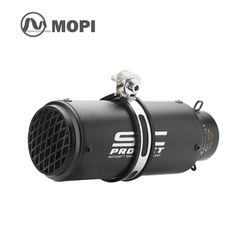 Модифицирана изпускателна тръба – Mopie SC Exhaust, неръждаема стомана, универсална съвместимост