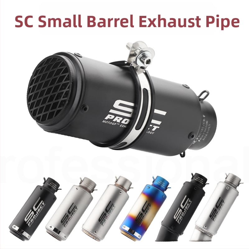 Модифицирана изпускателна тръба – Mopie SC Exhaust, неръждаема стомана, универсална съвместимост