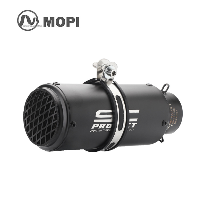 Модифицирана изпускателна тръба – Mopie SC Exhaust, неръждаема стомана, универсална съвместимост