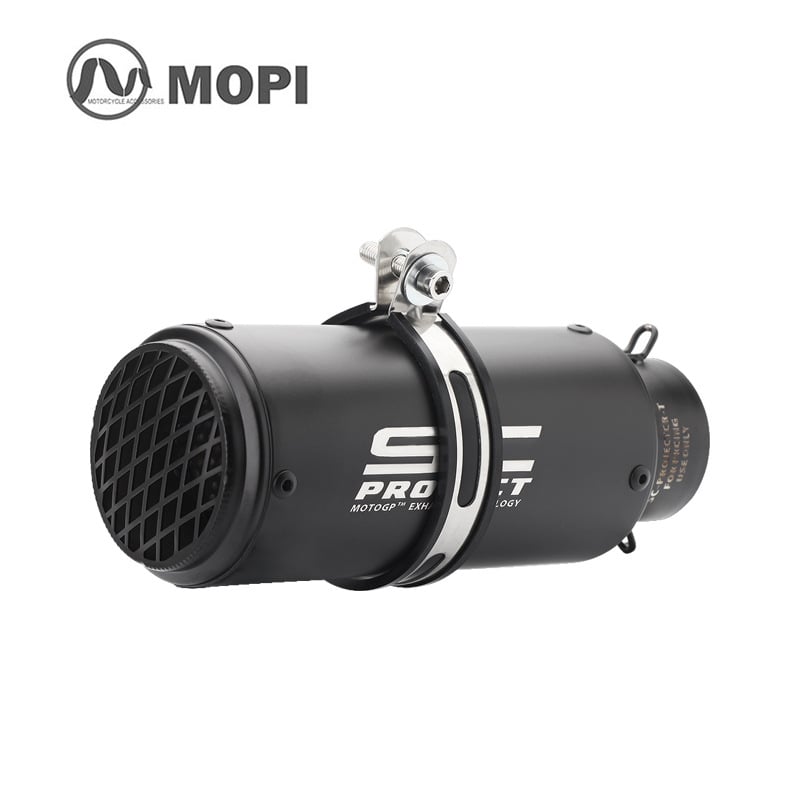 Модифицирана изпускателна тръба – Mopie SC Exhaust, неръждаема стомана, универсална съвместимост