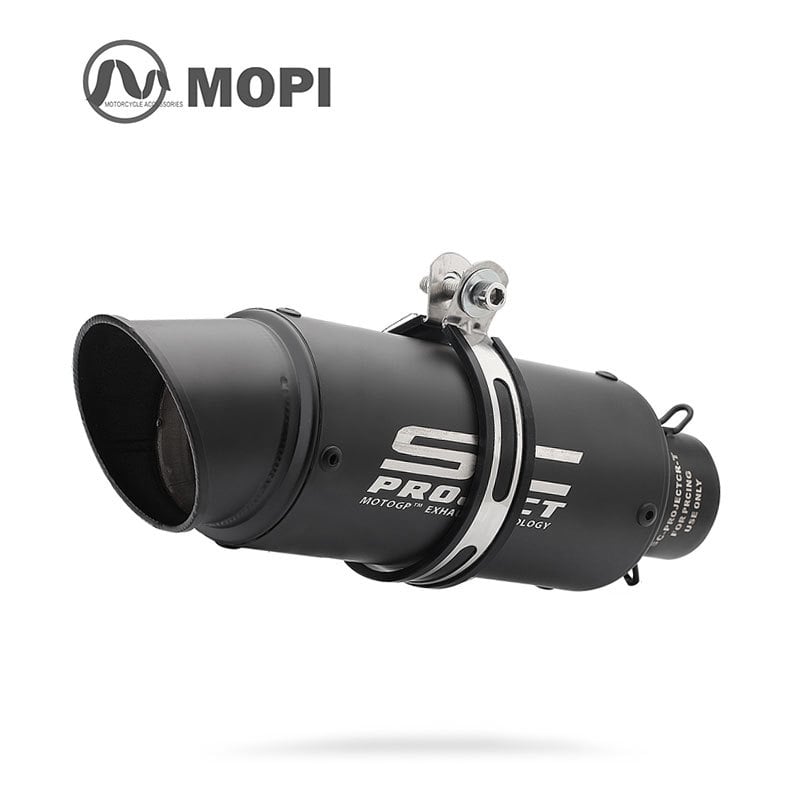 Модифицирана изпускателна тръба – Mopie SC Exhaust, неръждаема стомана, универсална съвместимост