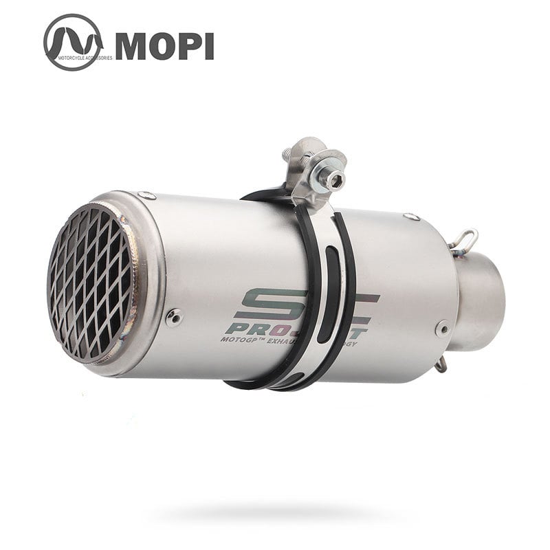Модифицирана изпускателна тръба – Mopie SC Exhaust, неръждаема стомана, универсална съвместимост