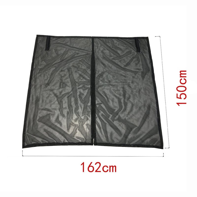 Automobilio galinio dangčio tinklas nuo uodų, skaidrus netkintas audinys, kabinimo įranga, suderinamas su visais modeliais