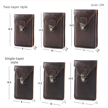 Vīriešu tālruņa somiņa uz jostas – vertikāla kvadrātforma, PVC, rāvējslēdzējs, kartes nodalījums, ūdensizturīga un izturīga, daudzfunkcionāla