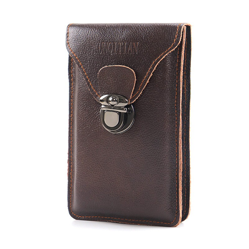 Vīriešu tālruņa somiņa uz jostas – vertikāla kvadrātforma, PVC, rāvējslēdzējs, kartes nodalījums, ūdensizturīga un izturīga, daudzfunkcionāla