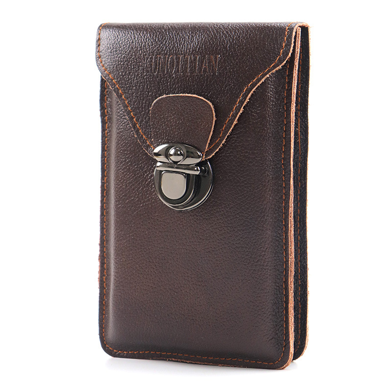 Vīriešu tālruņa somiņa uz jostas – vertikāla kvadrātforma, PVC, rāvējslēdzējs, kartes nodalījums, ūdensizturīga un izturīga, daudzfunkcionāla