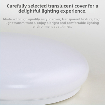 Lubinė LED lempos šviestuvas, apvalus, skirtas koridoriams ir vonios kambariui, modernus minimalistinis dizainas, 220V, 5–10 m² apšvietimo zona