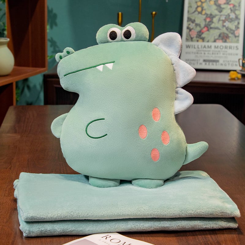 Cartoon pliš dvostruki jastuk s PP pamukom punjenjem i izšivenim/otisknutim dizajnom