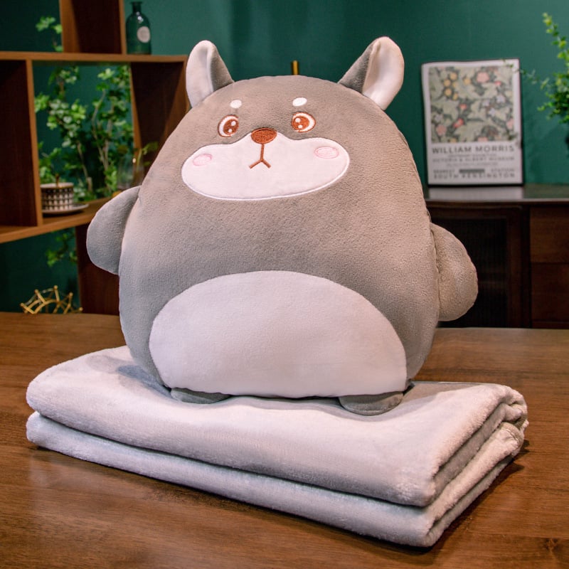 Cartoon pliš dvostruki jastuk s PP pamukom punjenjem i izšivenim/otisknutim dizajnom