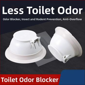 Toaleto kvapų blokatorius — plastikas; prekinis ženklas Friendly; be vandens bakelio; standartinis kanalizacijos vamzdžio skersmuo; be sifono