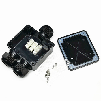 IP68 vodootporna kutija za spojnice za vanjsko ulično osvjetljenje, model J712, tri ulaza, dva izlaza