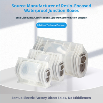 Zem zemes ielu savienojošā kaste, sērija M2/M3/M5, līmes pildīta ūdensnecaurlaidīga kārba, neilona korpuss, IP68