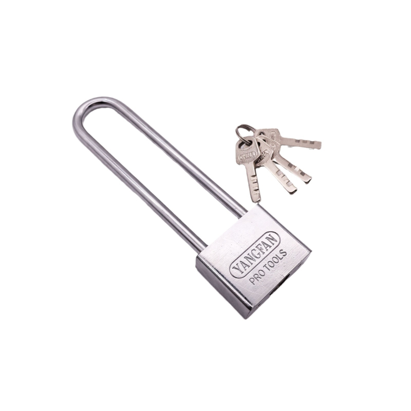 Lacăt tip G cu broască lungă, rezistent la apă, corp din fier, lacăt de uz casnic pentru uși și depozite