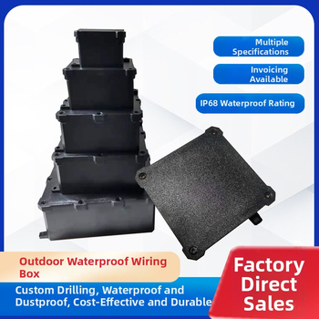 Vonkajšia spojovacia skrinka, IP68, PC plast s ohňovzdornou ochranou, pre inštaláciu pod zemou