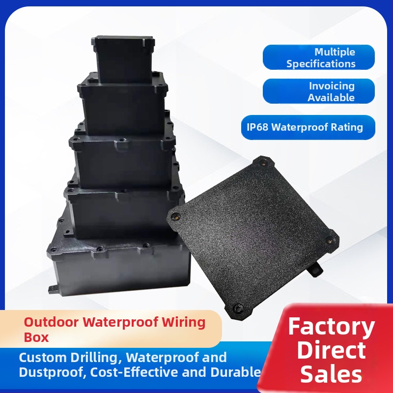 Vonkajšia spojovacia skrinka, IP68, PC plast s ohňovzdornou ochranou, pre inštaláciu pod zemou