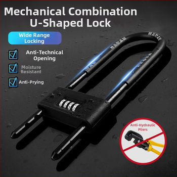 U formos užraktas stiklo durims, parduotuvių durims skirtas slankiojančioms dviejų durų anti-vagystės užraktas, dvigubo atidarymo rinkinys (Modelis: Type C; Medžiaga: ABS korpusas; Ženklas: Zhiwei; Pritaikymas: stiklinės durys, parduotuvių durys, slankioja