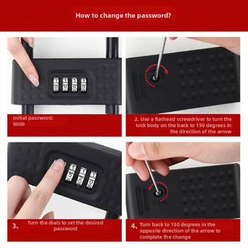 U formos užraktas stiklo durims, parduotuvių durims skirtas slankiojančioms dviejų durų anti-vagystės užraktas, dvigubo atidarymo rinkinys (Modelis: Type C; Medžiaga: ABS korpusas; Ženklas: Zhiwei; Pritaikymas: stiklinės durys, parduotuvių durys, slankioja