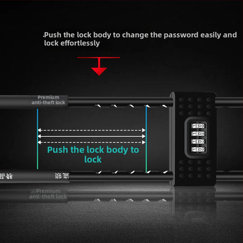 U formos užraktas stiklo durims, parduotuvių durims skirtas slankiojančioms dviejų durų anti-vagystės užraktas, dvigubo atidarymo rinkinys (Modelis: Type C; Medžiaga: ABS korpusas; Ženklas: Zhiwei; Pritaikymas: stiklinės durys, parduotuvių durys, slankioja