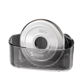 Kampinis praustuvo laikiklis su siurbtuku, namų virtuvė, sieninis, daugiafunkcinis, didelė talpa, nusausinimo krepšys