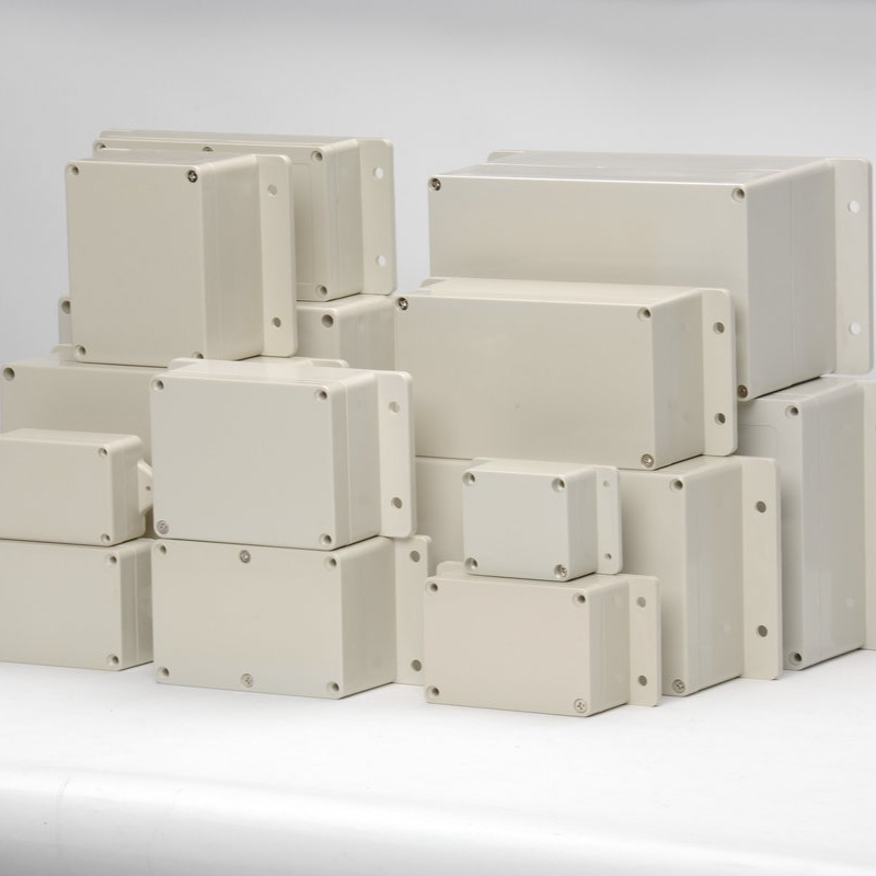 ABS plastična vanjska IP66 vodootporna kutija za razvod s montažnim ušima za napajanje nadzora