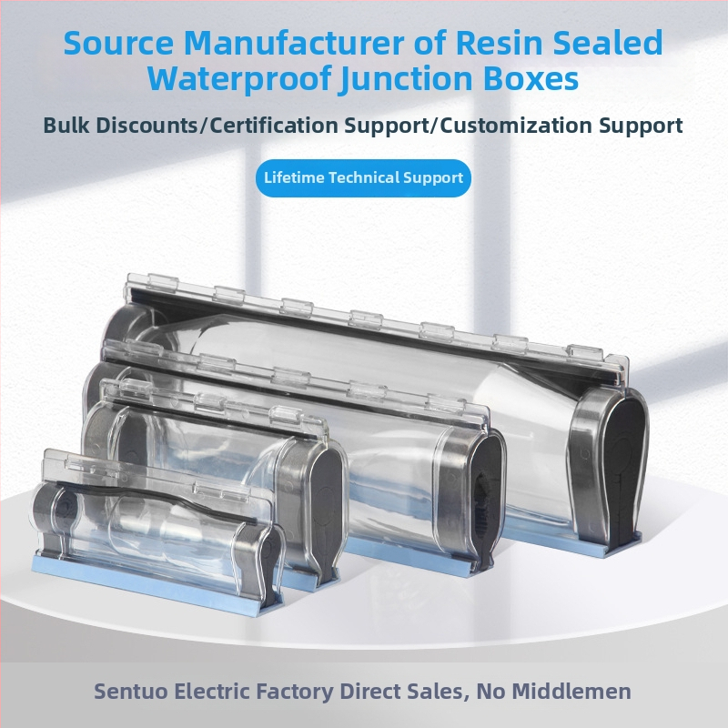 Kutija za kabelske spojeve za podzemno cestovno osvjetljenje — najlon kućište, vodootporno brtvljenje ljepilom, IP68, serija F1/F2/F3/F4